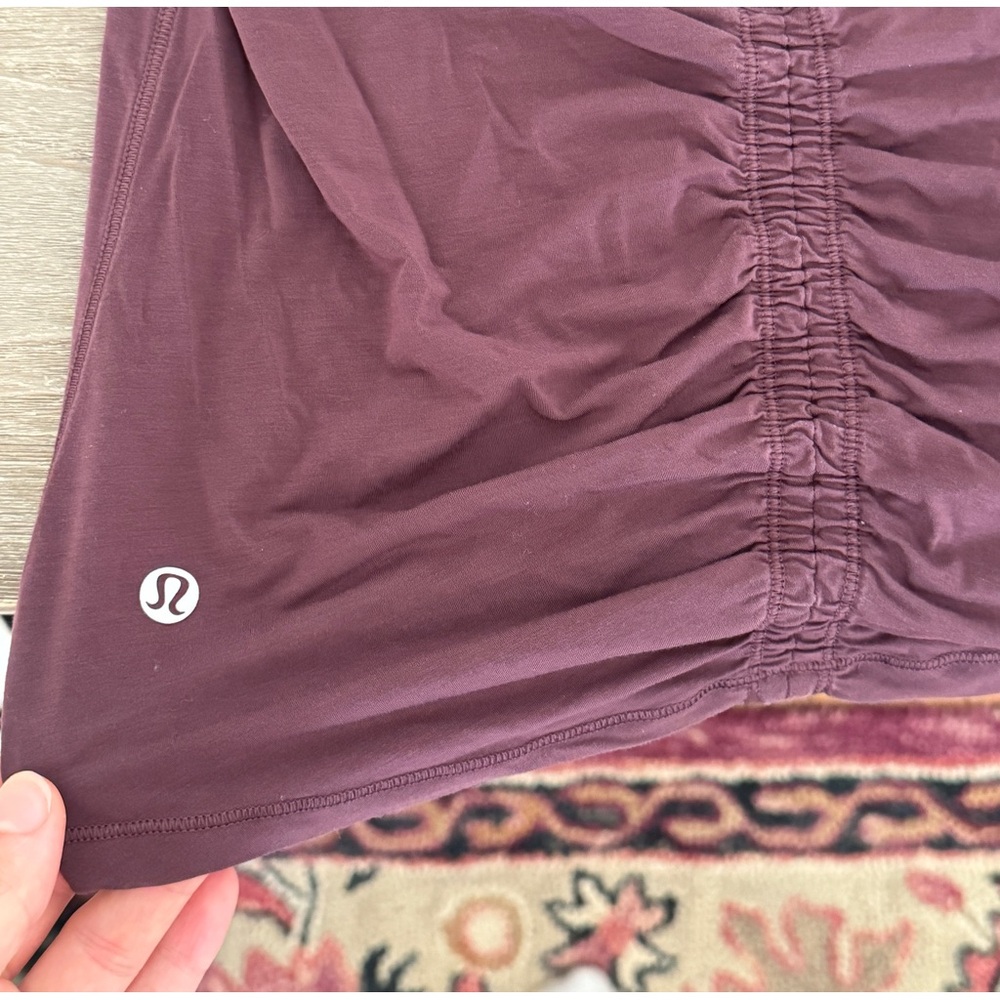Lululemon burgundy workout top